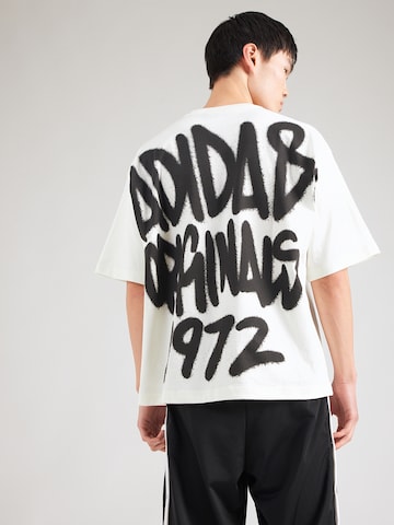 ADIDAS ORIGINALS Póló 'AIRBRUSH' - fehér: elől