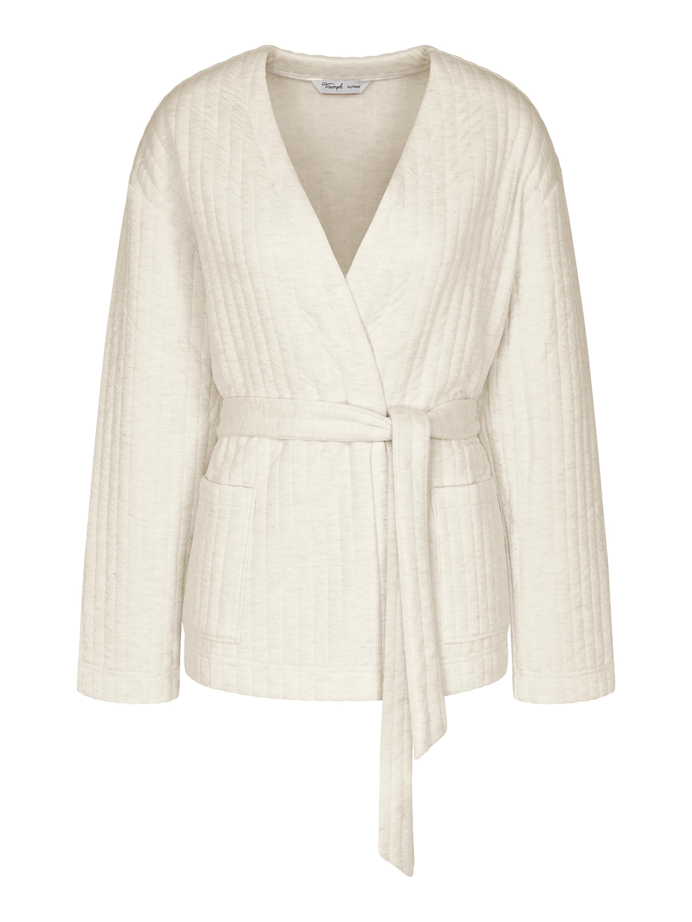 TRIUMPH - Roupão curto ' Cozy Comfort Robe Top Quilted ' em bege: frente