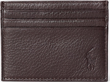 Étui Polo Ralph Lauren en marron : devant