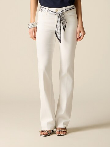 oltre Flared Pants in White