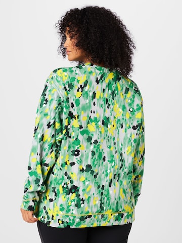 ADIDAS BY STELLA MCCARTNEY Sports sweatshirt 'Floral Print ' in Green
