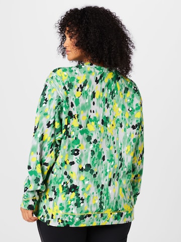 ADIDAS BY STELLA MCCARTNEY Sportsweatshirt 'Floral Print ' in Grün