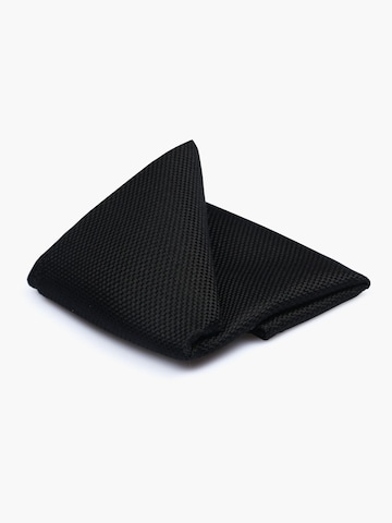 Suitable Pocket Square in Black: front