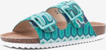 COLORS OF CALIFORNIA Mules in Green: front