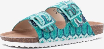 COLORS OF CALIFORNIA Mules in Green: front
