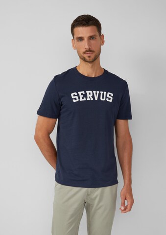 T-Shirt s.Oliver en bleu : devant