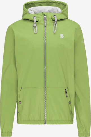 Schmuddelwedda Weatherproof jacket in Green: front