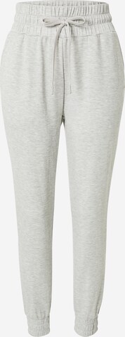 aim'n Tapered Sportbroek 'Comfy' in Grijs: voorkant