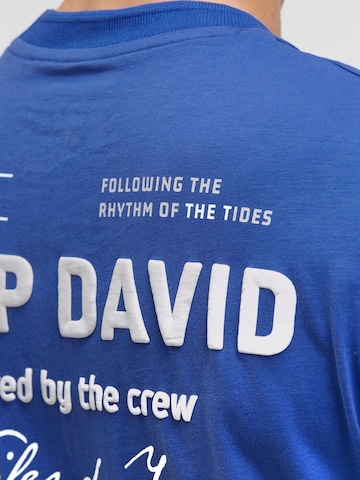 CAMP DAVID Μπλουζάκι 'French Coast' σε μπλε