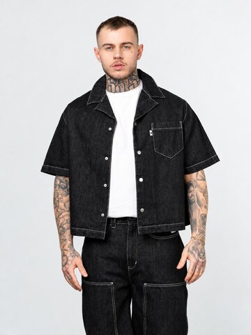 Coupe regular Chemise 'IYLovro' IYITO en noir