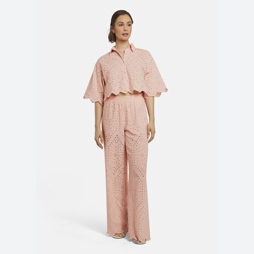 Nicowa Loosefit Sommerhose NIMOLA in Pink: Vorderseite