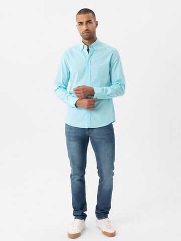Williot Regular fit Button Up Shirt in Blue