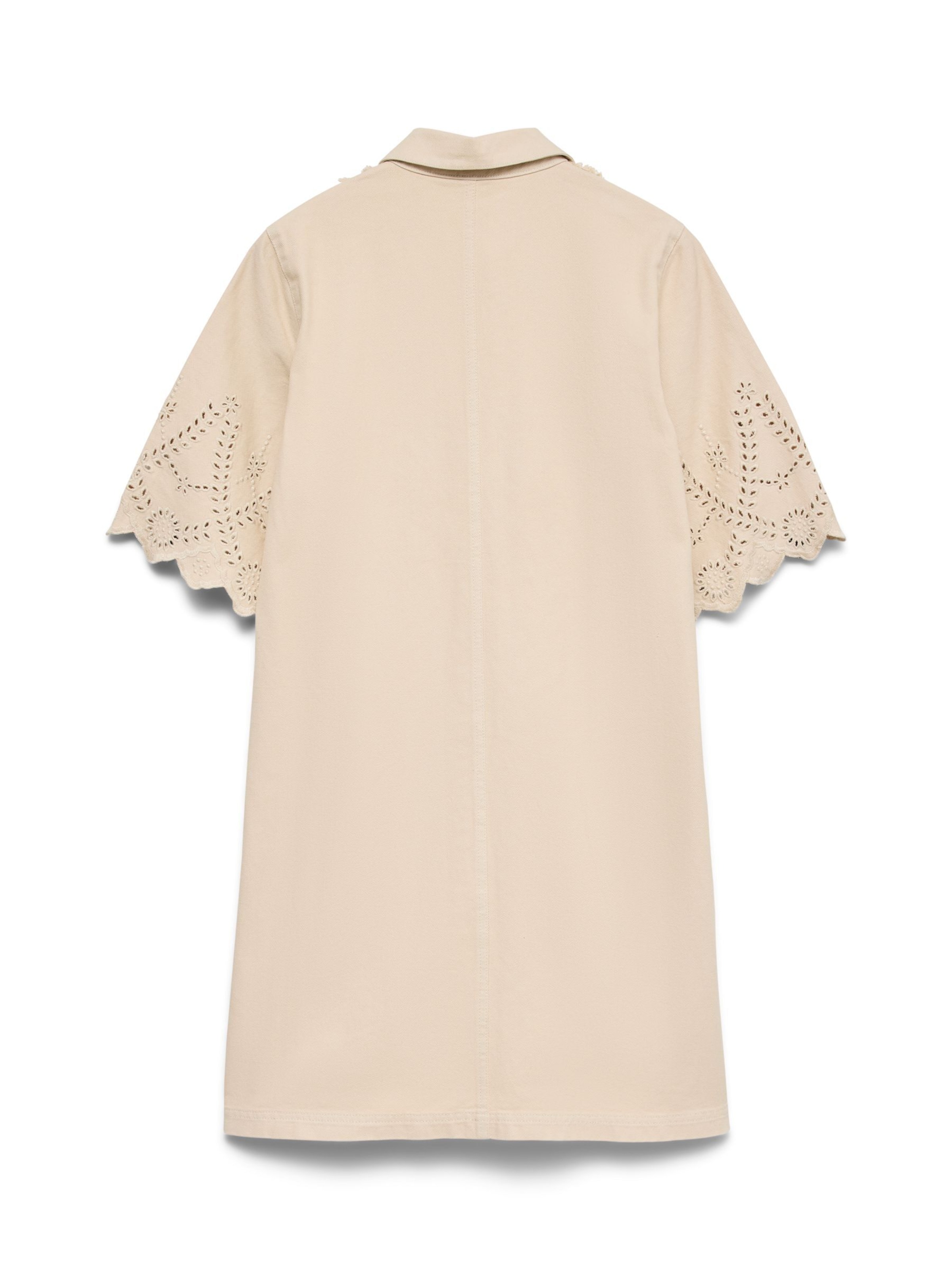 Robe-chemise 'VMPetra' VERO MODA en beige