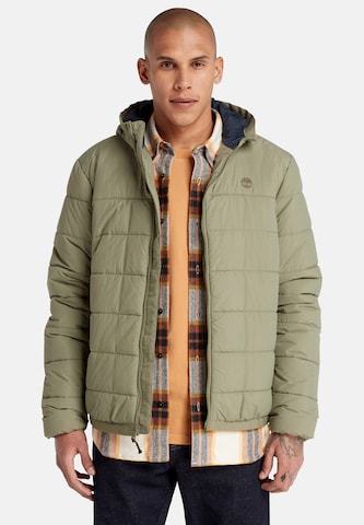 Veste mi-saison TIMBERLAND en vert : devant