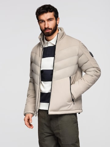 Ombre - Chaqueta de entretiempo en beige: frente