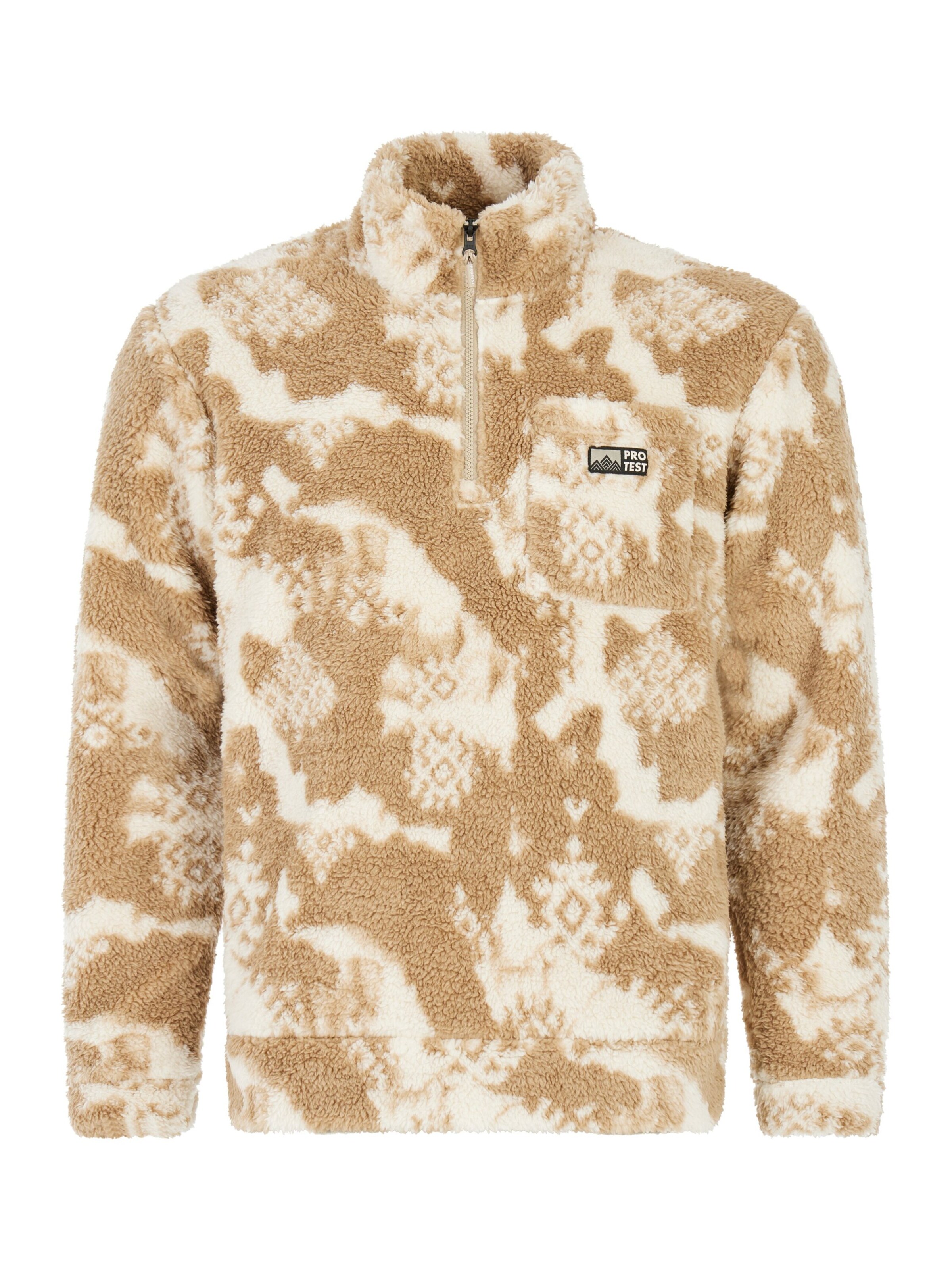 PROTEST Sportsweatshirt 'PRTKinsley'‌‌‌ in Braun: Vorderseite