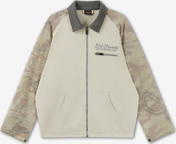 Ed HardyPrijelazna jakna 'Snake' - bež boja: prednji dio