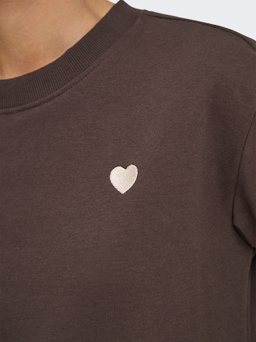 JDY Sweatshirt 'JDYPARIS' in Bruin