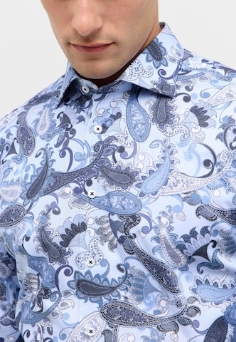 ETERNA Slim fit Business shirt in Blue