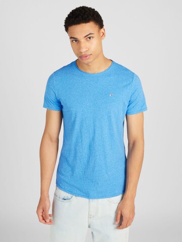 Tommy Jeans T-shirt 'JASPE' i blå: framsida