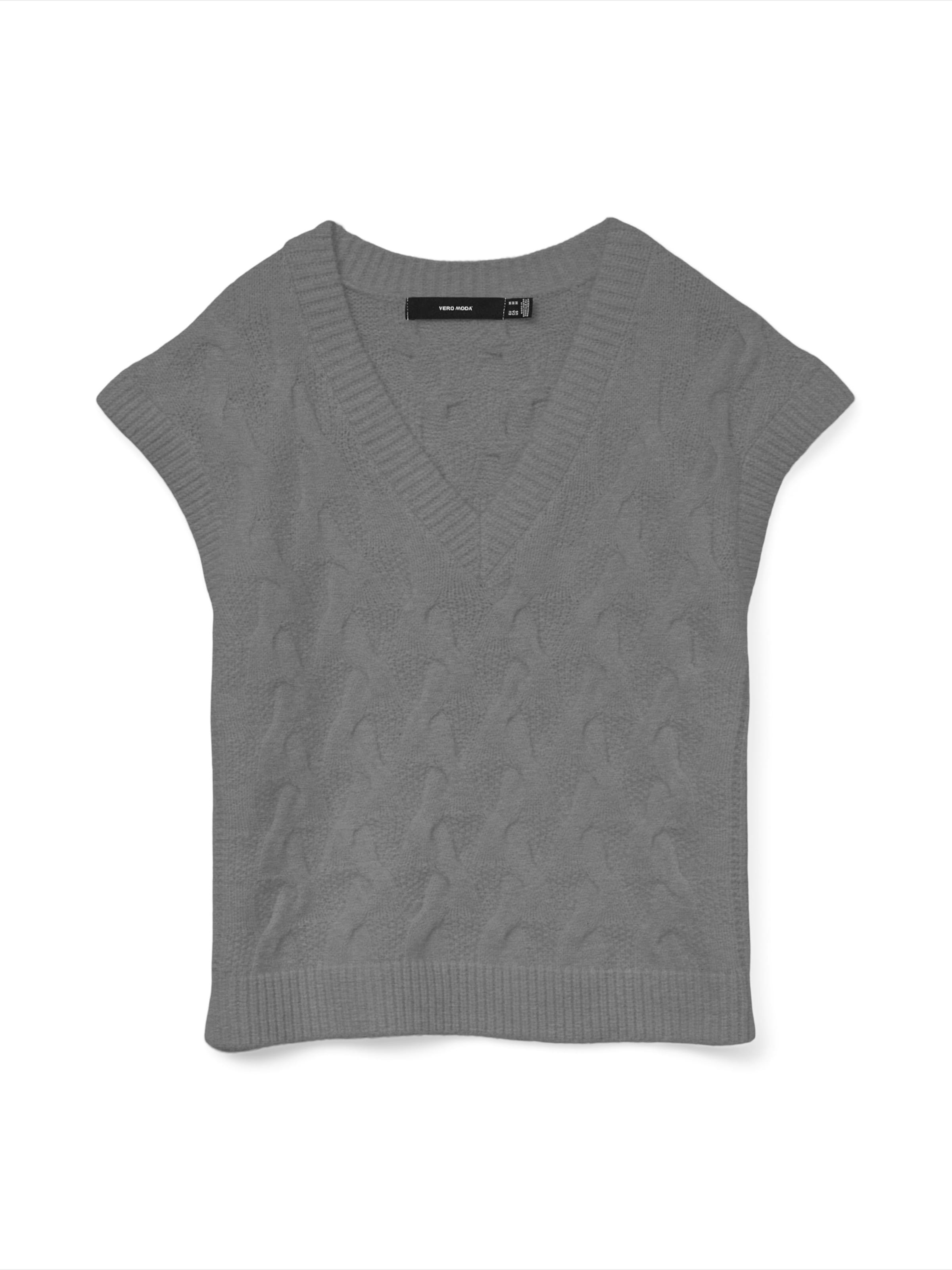 VERO MODA Sweater 'VMPIPER' in Grey: front