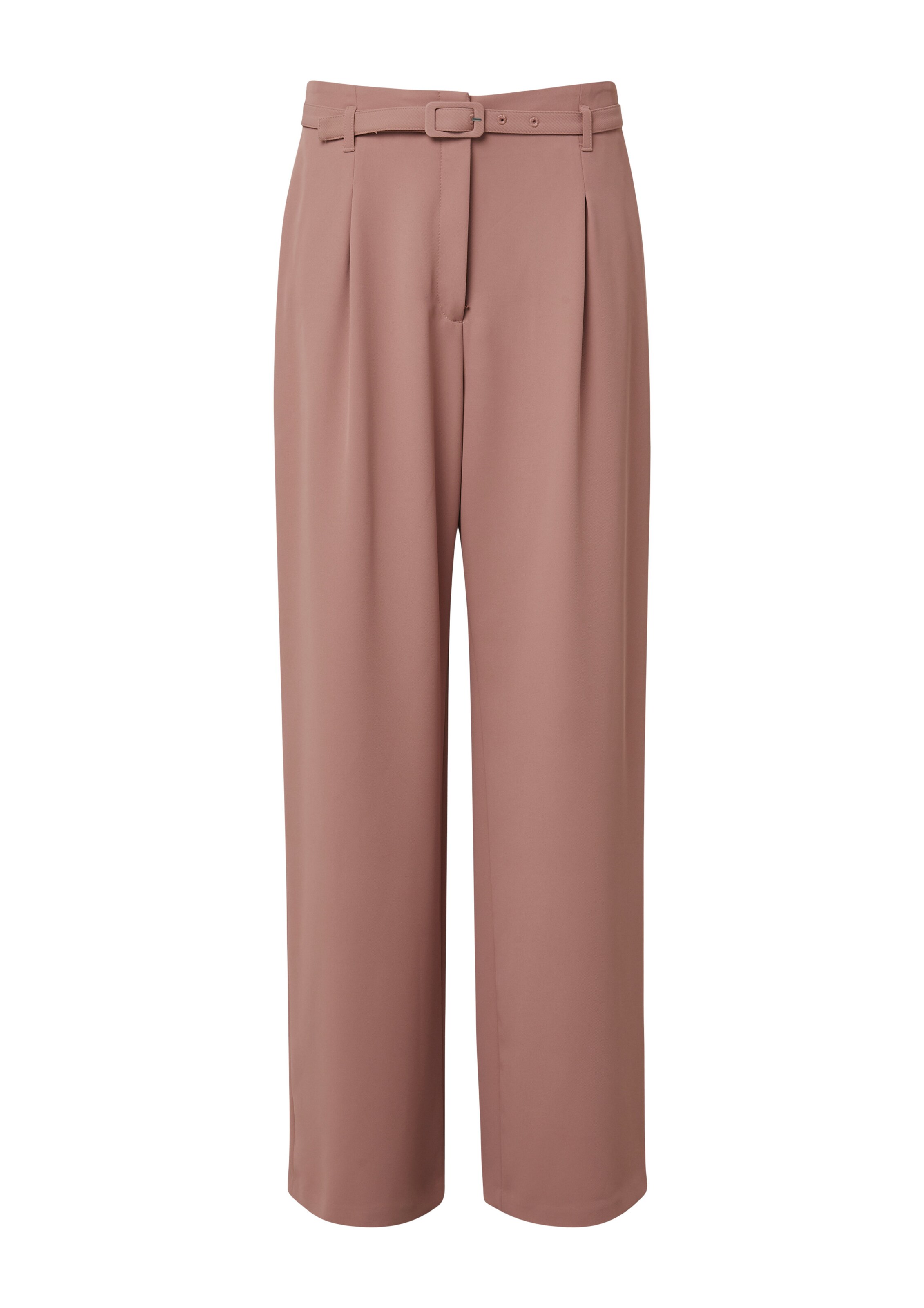 Loosefit Pantalon à pince s.Oliver en rose : devant