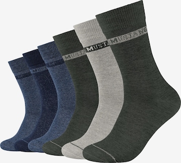 MUSTANG Socks in Blue: front