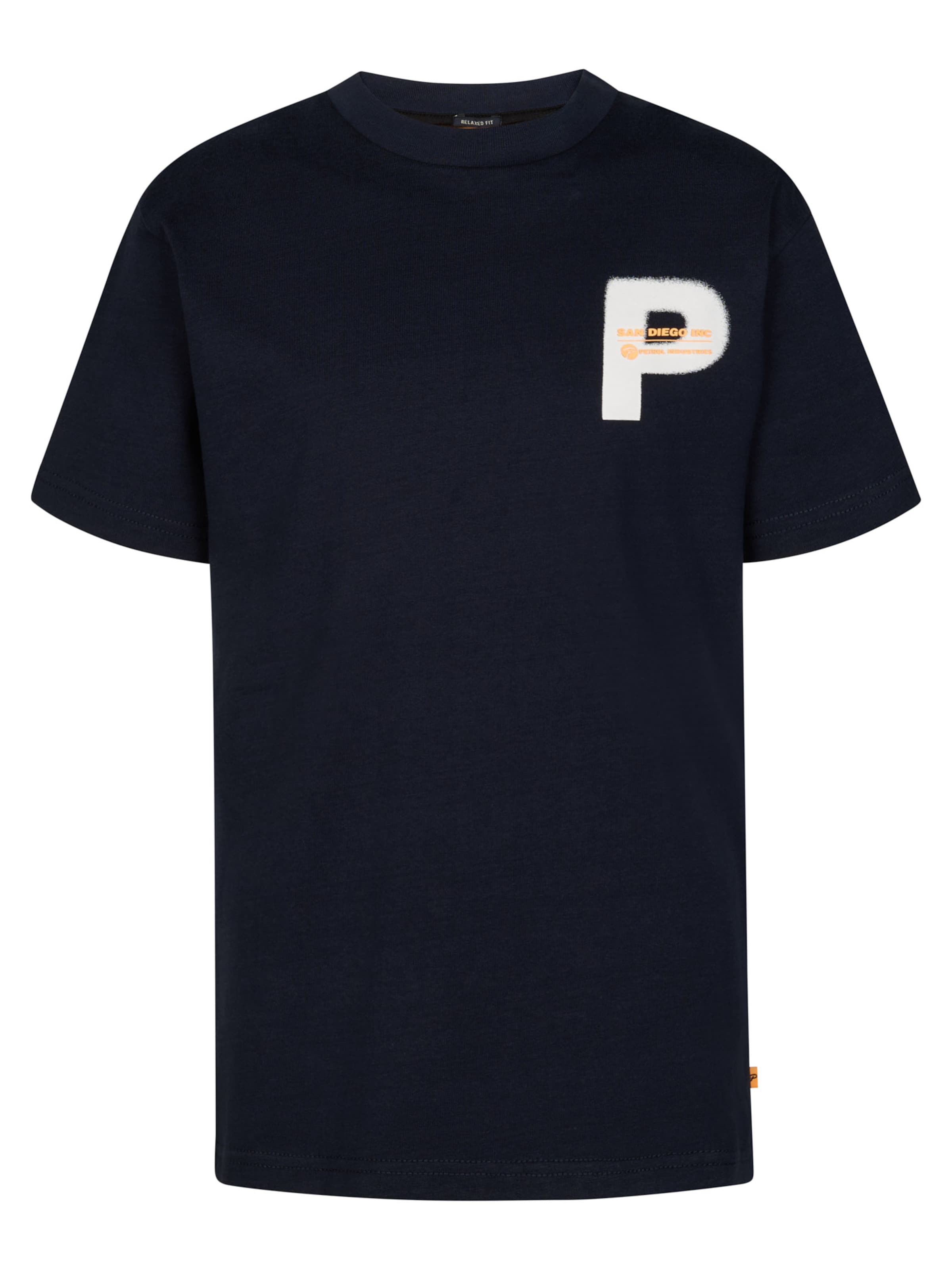 Petrol Industries Shirt 'Bandolera' in Blauw: voorkant