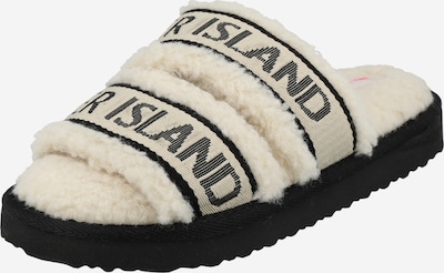 River Island Pantoufle en crème / noir, Vue avec produit