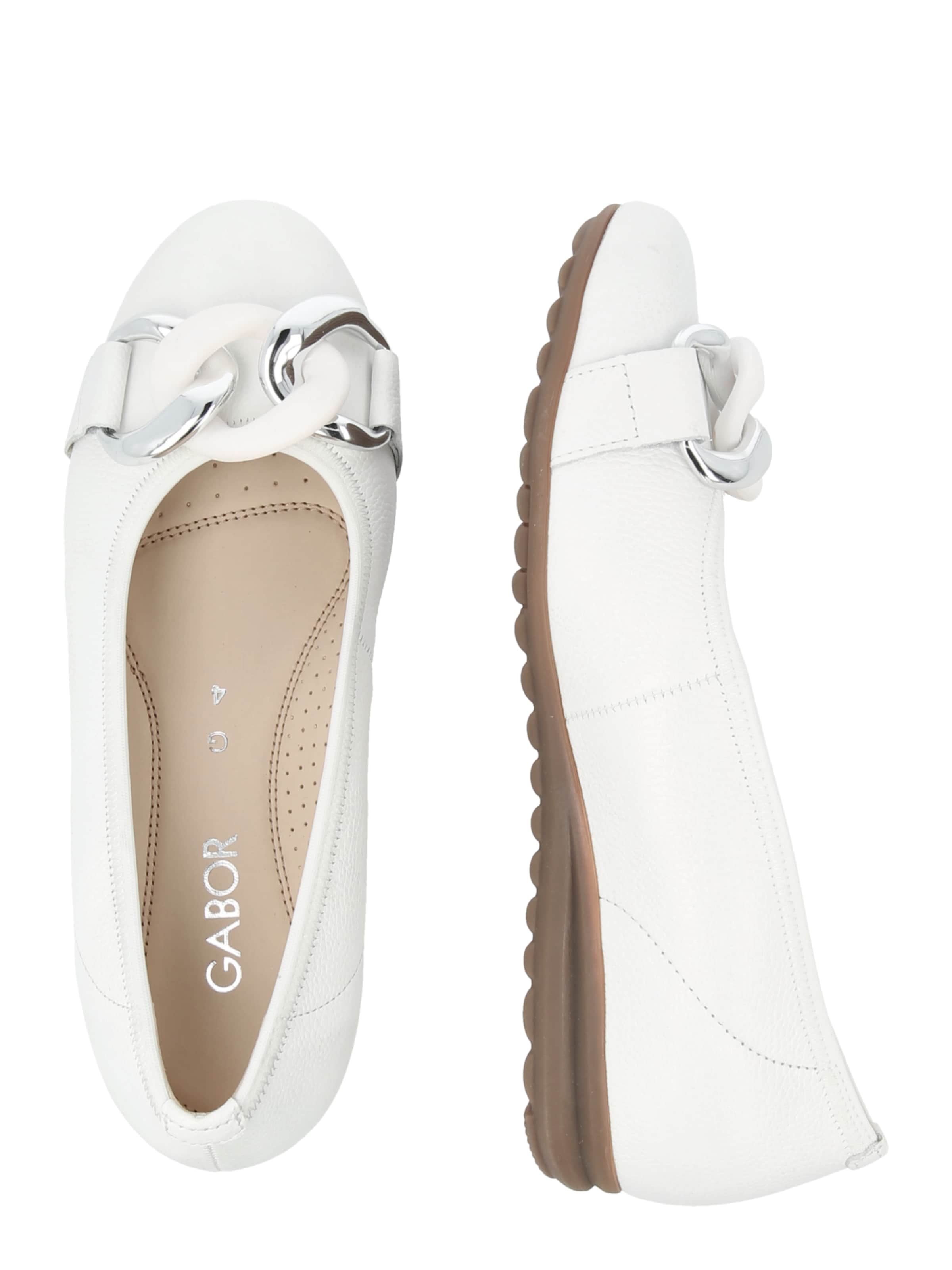 GABOR Ballerina in White