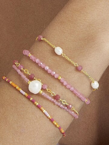 Luxenter Armband 'Athat' i rosa