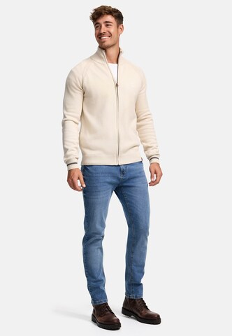 INDICODE JEANS Gebreid vest 'Arutemia' in Beige