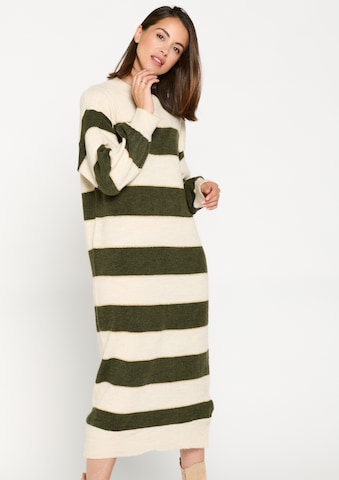 LolaLiza Knitted dress in Green: front