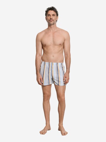 Hanro Boxer shorts ' Fancy Woven ' in Blue
