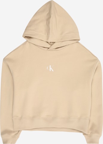 Calvin Klein Jeans Majica | bež barva: sprednja stran