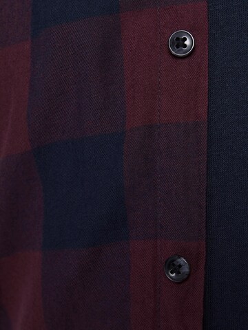 Jack & Jones Plus - Regular Fit Camisa 'Gingham' em roxo