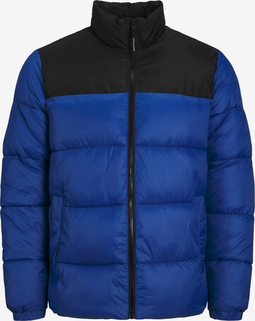 JACK & JONES Winter jacket 'Toby' in Blue: front