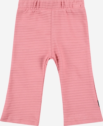BESS Flared Pants in Pink: front