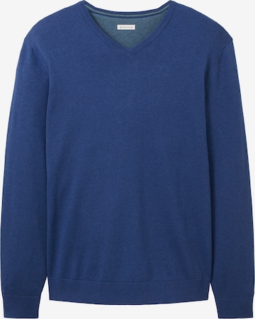 TOM TAILOR - Regular Fit Pullover em azul: frente