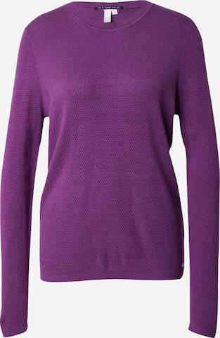 QS Sweater in Purple: front