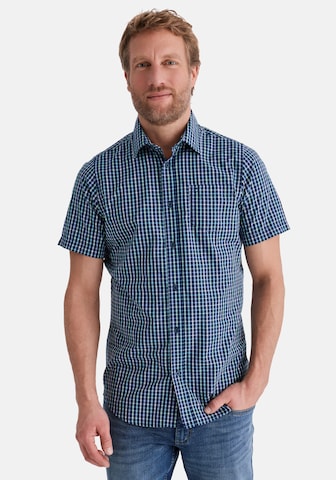 Stooker Men Regular fit Button Up Shirt 'Hudson' in Blue: front