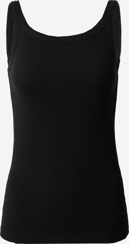 Kaffe Top 'Carna' in Black: front