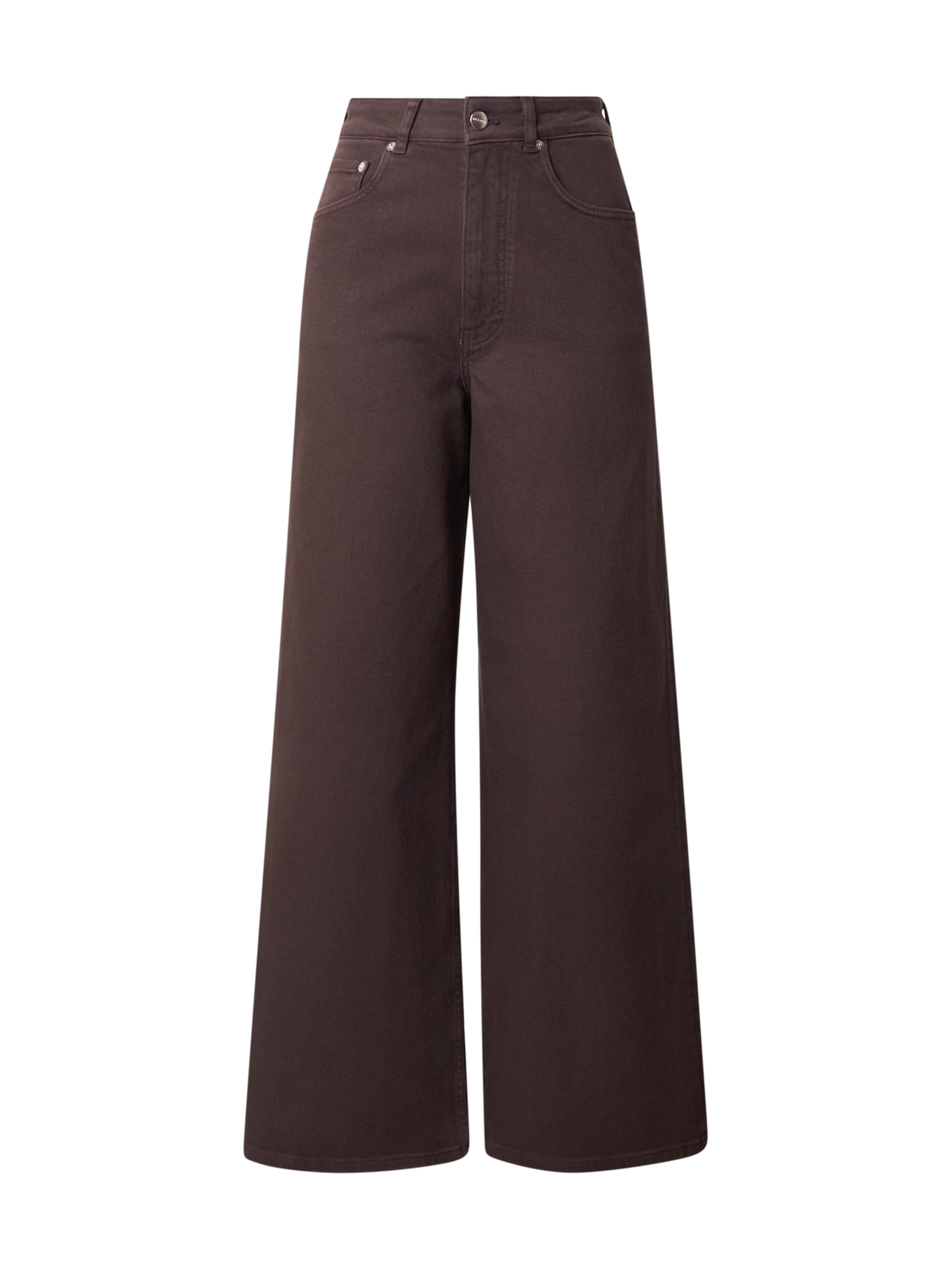 IVY OAK Wide leg Jeans 'Prijanka' in Bruin: voorkant