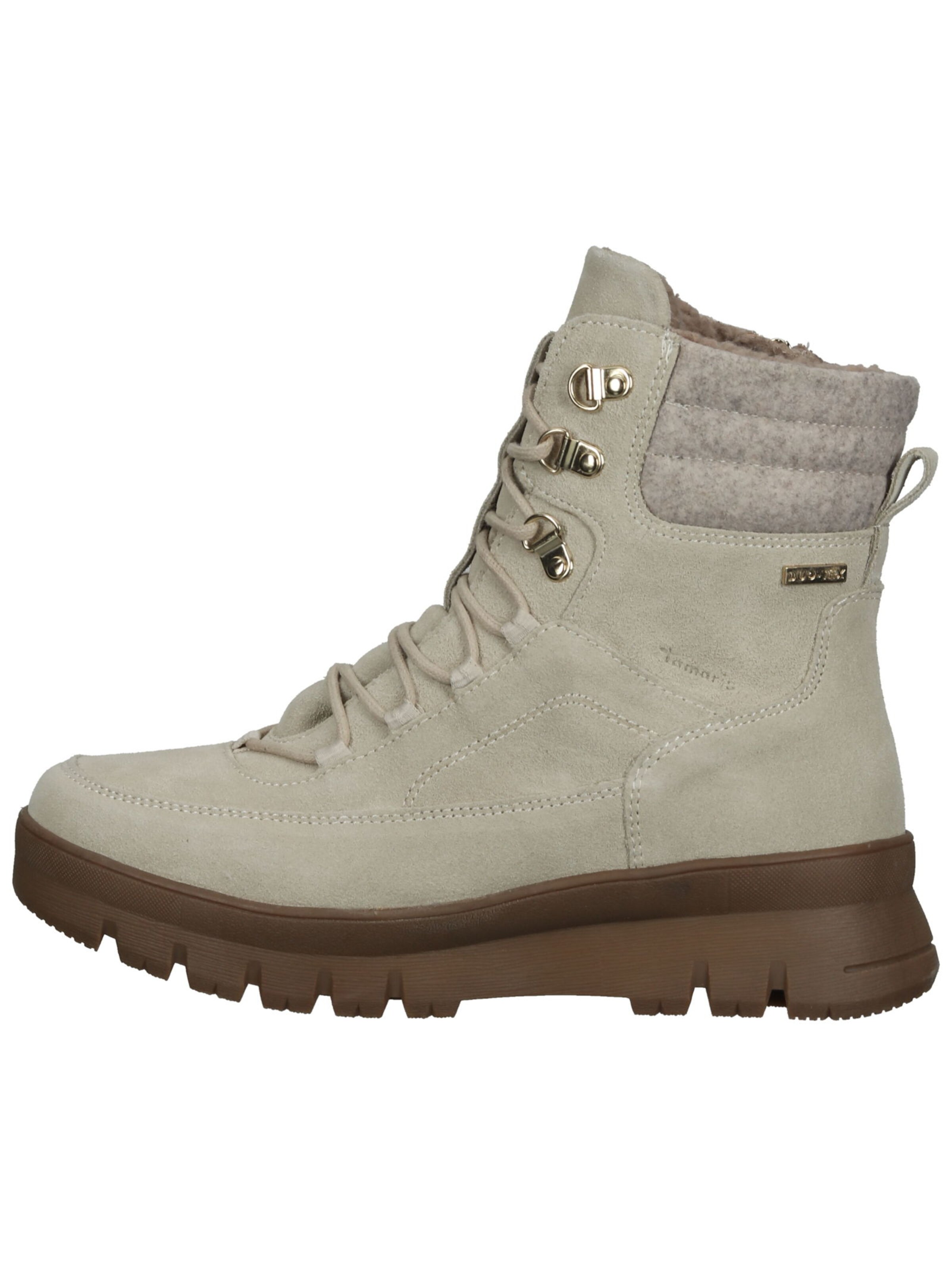 Stivaletto stringato di Tamaris in beige