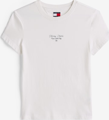 T-shirt 'Ess' Tommy Jeans en blanc : devant