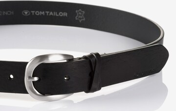 TOM TAILOR Belt 'All Styles' in Black