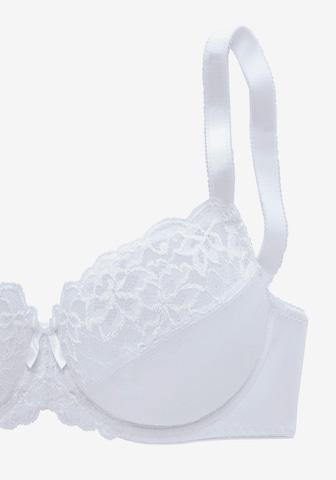 PETITE FLEUR T-shirt Bra in White