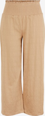 Pantalon 'LEAFY' PIECES en marron : devant