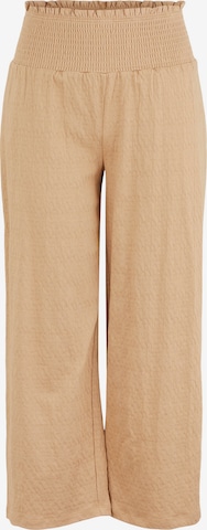 Loosefit Pantalon 'LEAFY' PIECES en marron : devant