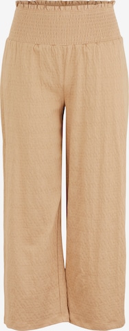 PIECES Loose fit Pants 'LEAFY' in Brown: front